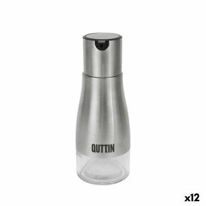 Ölfläschchen Quttin Durchsichtig Silberfarben Edelstahl 0,32 L (12 ...