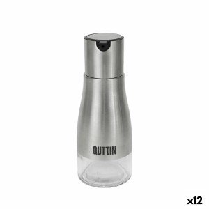 Ölfläschchen Quttin Durchsichtig Silberfarben Edelstahl 0,32 L (12 ...