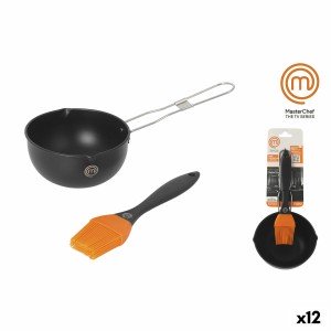 Barbecue Utensils Set MasterChef 11,5 X 6 cm Paintbrush (12 Units) ...