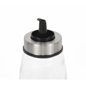 Ölfläschchen Quttin Durchsichtig Silberfarben Glas 200 ml 6,5 x 6,5...