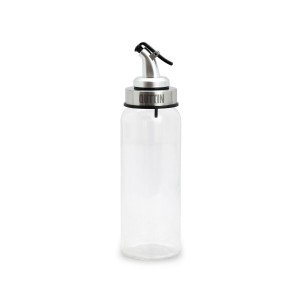 Cruet Quttin Transparent Silver Glass 5,5 x 5,5 x 20,5 cm (12 Units...