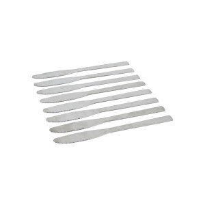 Messerset Privilege Silberfarben Edelstahl 19,8 cm 8 Stücke (24 Stü...