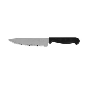 Couteau de cuisine Quttin Laser Noir Argenté 28 x 6 x 1,3 cm (36 Un...
