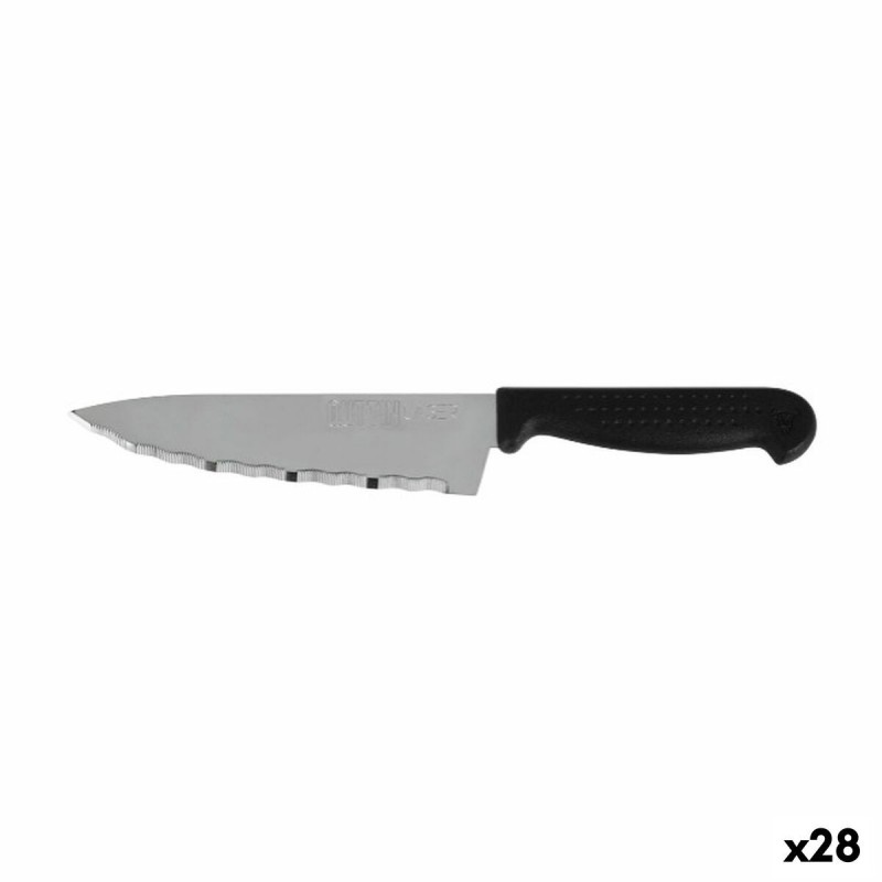 Küchenmesser Quttin Laser Schwarz Silberfarben 28 x 6 x 1,3 cm (28 ...