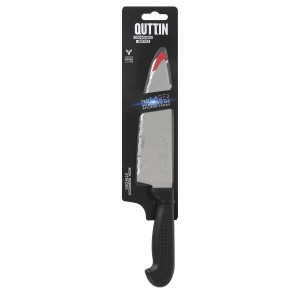 Küchenmesser Quttin Laser Schwarz Silberfarben 28 x 6 x 1,3 cm (28 ...