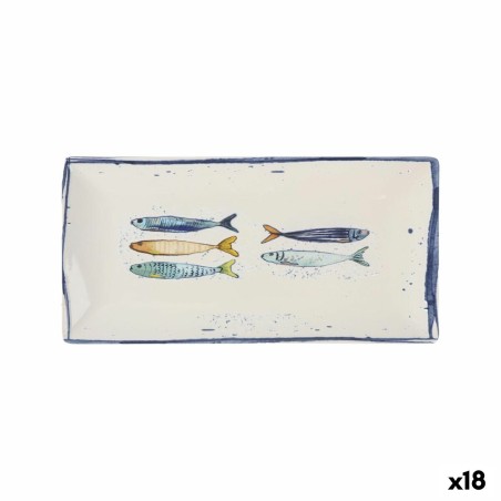 Kochschüssel La Mediterránea Peixe rechteckig Fische 30 x 15 x 2 cm...