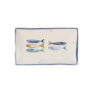 Kochschüssel La Mediterránea Peixe rechteckig Fische 25,3 x 15 x 2 ...