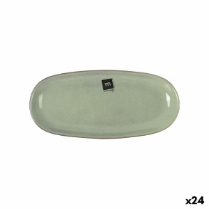 Serving Platter La Mediterránea Macarella green Oval 25 x 12 x 2,2 ...