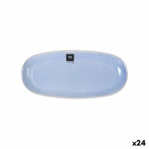 Serving Platter La Mediterránea Macarella blue Oval 25 x 12 x 2,2 c...