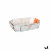 Plat à Gratin MasterChef Rectangulaire 2,2 L 27 x 18 cm (5 Unités) ...