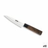 Küchenmesser Quttin Banno Takamura Braun Silberfarben 12 cm (12 Stü...
