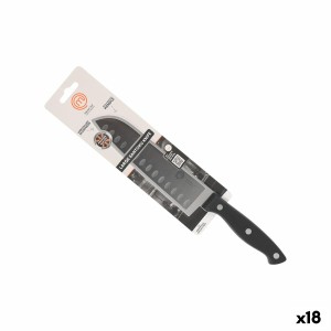 Kitchen Knife MasterChef Black Silver 18 cm (18 Units) |  Knives an...