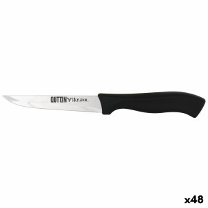 Couteau de cuisine Quttin Kasual Noir Argenté 22 x 2 x 1,5 cm Polyv...