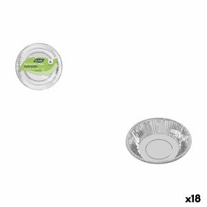 Geschirr-Set Algon Silberfarben 450 ml 6 Stücke (18 Stück) |  Gesch...