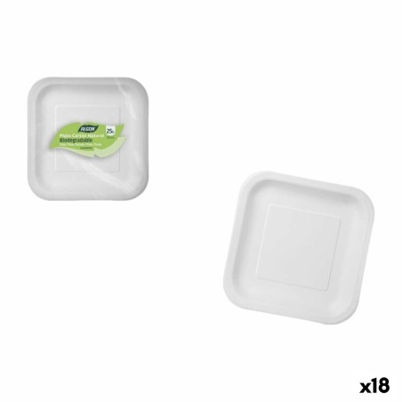Plate set Algon 20 cm 25 Pieces (18 Units) |  Plates, platters and ...