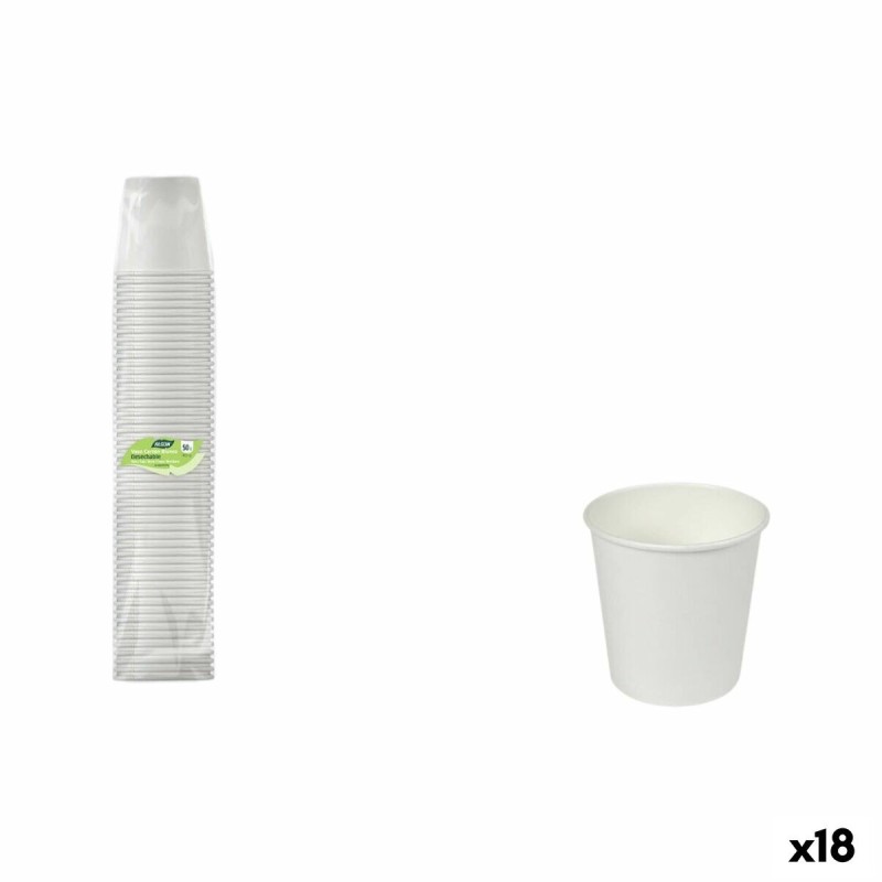 Gläserset Algon Weiß 80 ml 50 Stücke (18 Stück) |  Gläser und Krüge...