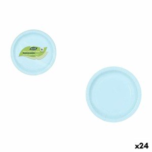 Geschirr-Set Algon Blau 20 cm 10 Stücke (24 Stück) |  Geschirr, Tab...
