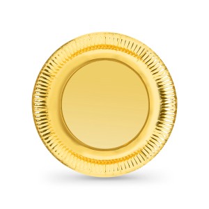 Plate set Algon Golden 23 cm 10 Pieces (18 Units) |  Plates, platte...