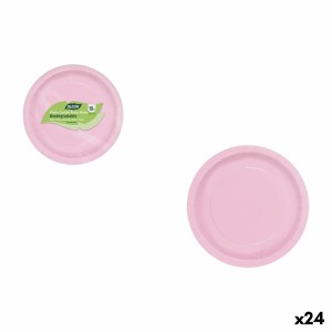 Geschirr-Set Algon Rosa 20 cm 10 Stücke (24 Stück) |  Geschirr, Tab...