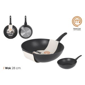 Wok Pan MasterChef 28 cm (6 Units) |  Pans and casseroles   | Chef Up