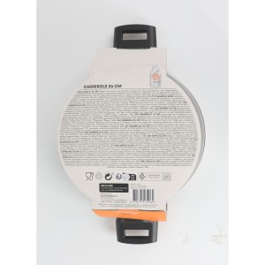Casserole with lid MasterChef 24 cm 2,5 mm (4 Units) |  Pans and ca...