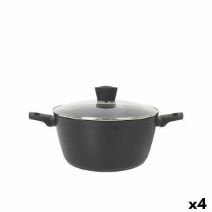 Casserole with lid MasterChef 28 cm (4 Units) |  Pans and casserole...