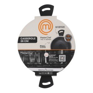 Casserole avec Couvercle MasterChef 28 cm (4 Unités) |  Poêles et c...
