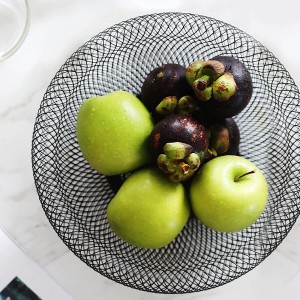 Fruit Bowl Confortime Metal 30 x 30 x 13,5 cm (6 Units)