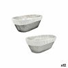 Brotkorb Metall Oval 28 x 15 x 10 cm (12 Stück) |  Küchenboxen und ...