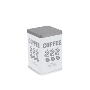 Metalldose Quttin COFFEE Metall 10,5 x 10,5 x 15 cm (12 Stück) |  W...