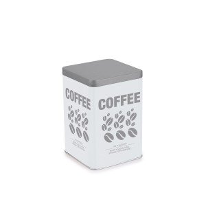 Metalldose Quttin COFFEE Metall 10,5 x 10,5 x 15 cm (12 Stück) |  W...