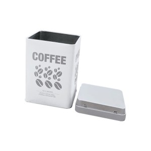 Metalldose Quttin COFFEE Metall 10,5 x 10,5 x 15 cm (12 Stück) |  W...