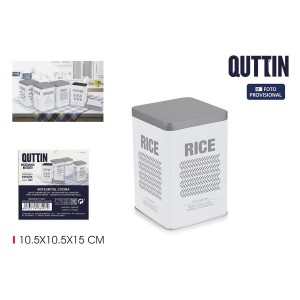 Boîte en métal Quttin RICE (12 Unités) |  Boîtes déjeuner, récipien...