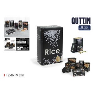 Metalldose Quttin RICE (12 Stück) |  Brotdosen, Lebensmittelbehälte...