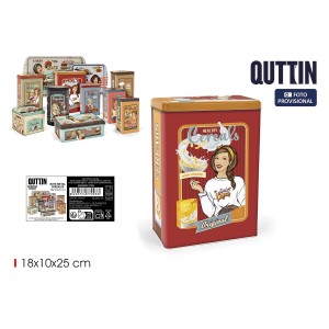 Metalldose Quttin CEREALS (12 Stück) |  Brotdosen, Lebensmittelbehä...