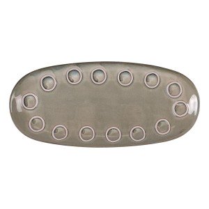 Kochschüssel La Mediterránea Almudena Grau Oval 33 x 14,8 x 2,7 cm ...