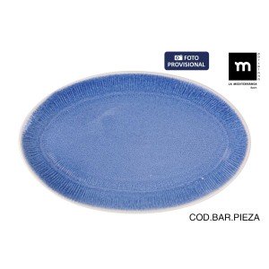 Serving Platter La Mediterránea Calobra Blue 34,1 x 20,7 cm (12 Uni...