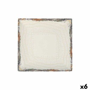 Flat Plate La Mediterránea Albus 24 x 24 x 2 cm (6 Units) |  Plates...