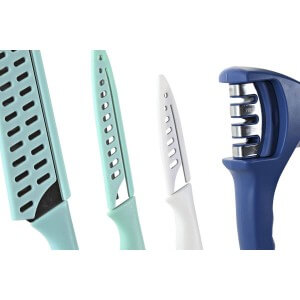 Messerset DKD Home Decor (3 x 2 x 19 cm) Edelstahl Polypropylen 3 x...