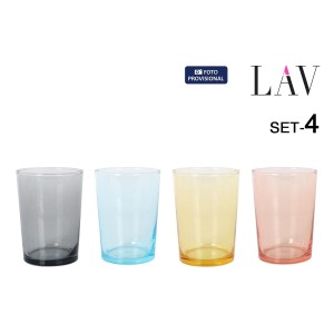 Set of glasses LAV BDG392PFT4.60 515 ml (6 Units) |  Glasses, cups ...