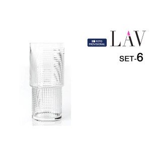 Set de Verres LAV Helen 0,52 l 6 Pièces (8 Unités) |  Verres et car...