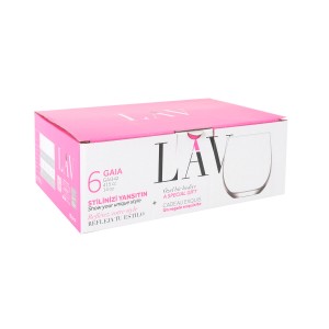 Gläserset LAV Gaia 415 ml 6 Stücke (8 Stück) |  Gläser und Krüge   ...