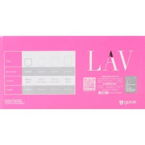 Gläserset LAV Gaia 415 ml 6 Stücke (8 Stück) |  Gläser und Krüge   ...