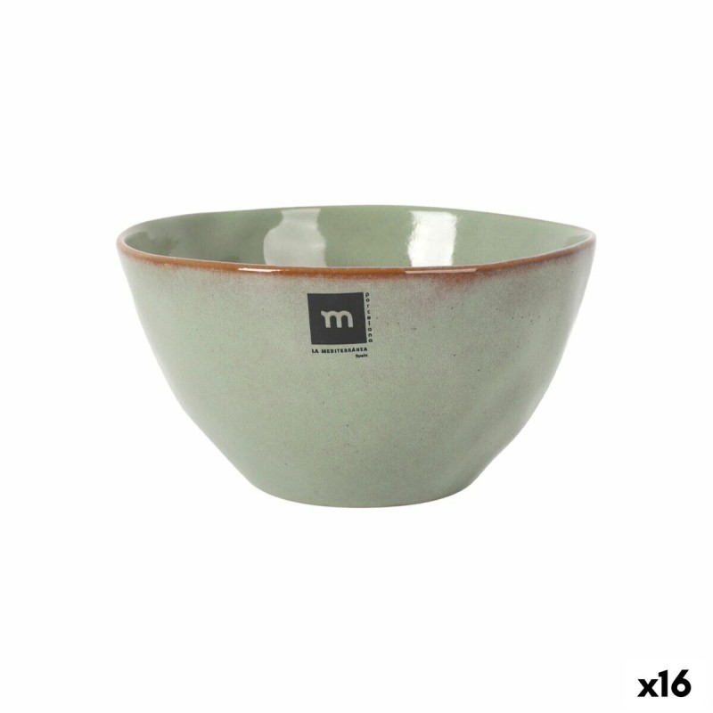 Bowl La Mediterránea Macarella green Ø 18 cm 1,3 L (16 Units) |  Pl...