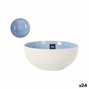 Bol La Mediterránea Calobra Bleu Ø 15,5 cm (24 Unités) |  Assiettes...
