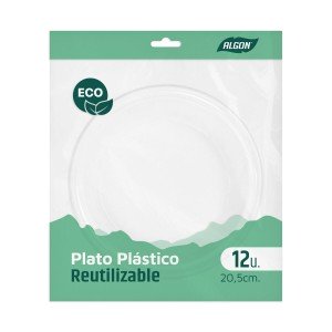 Geschirr-Set Algon Kunststoff 20,5 cm 20,5 x 3 cm 12 Stücke (18 Stü...