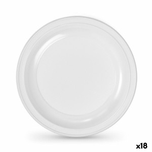 Service de vaisselle Algon Plastique 22 cm 22 x 22 x 1,5 cm 10 Pièc...