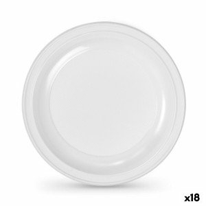 Geschirr-Set Algon Kunststoff 22 cm 22 x 22 x 1,5 cm 10 Stücke (18 ...