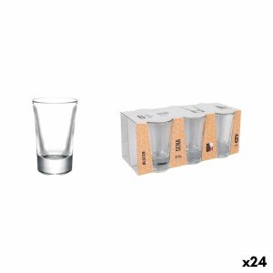 Set of Shot Glasses La Mediterránea Sena 6 Pieces (24 Units) |  Gla...
