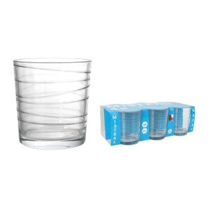 Set of glasses La Mediterránea Mistral lacey 6 Pieces (12 Units) | ...
